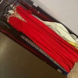 Red prom dress